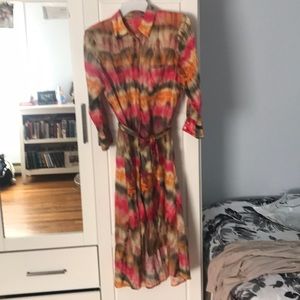 Epic vintage tie dye dress